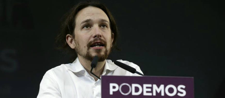 Pablo Iglesias durante la Asamblea Ciudadana de Podemos. REUTERS