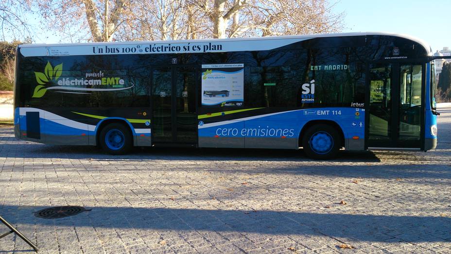 Los nuevos autobuses eléctricos de la EMT se pondrán en marcha mañana