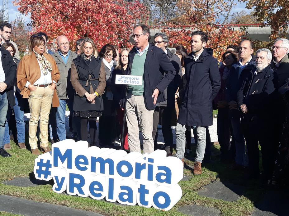 Alonso (PP) dice que falsear la memoria de las víctimas del terrorismo es una injusticia sobre toda la sociedad