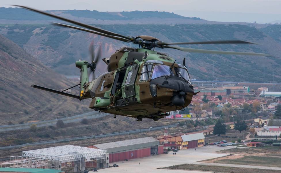 Los helicópteros HN90, con sede en Agoncillo, cumplen 3.000 horas de vuelo