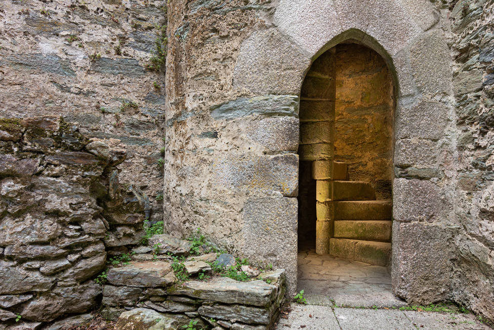 Escaleras de caracol en el Castillo de Moeche serán ahora abiertas al público - FOTO: César Galdo