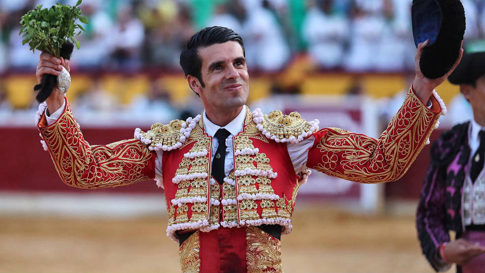 Emilio de Justo durante su triunfo en la recién finalizada Feria de la Albahaca