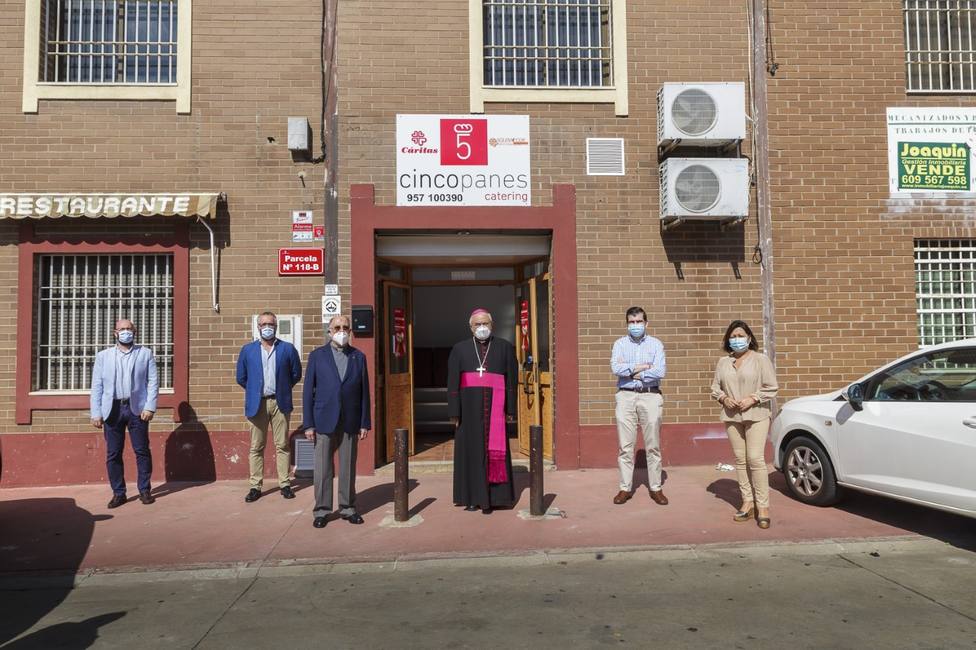 El Obispo de Córdoba bendice el futuro catering de Solemccor