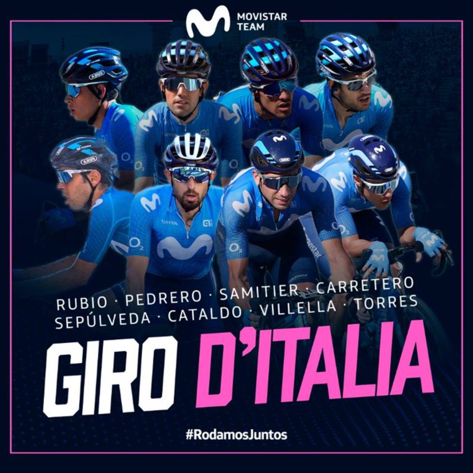 Movistar anuncia su equipo para el Giro