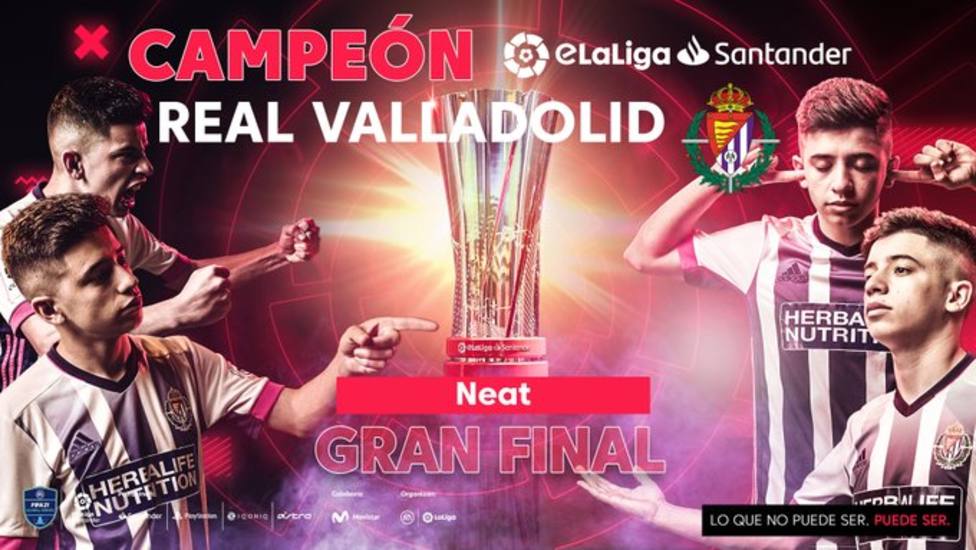 El Real Valladolid, de la mano de Neat, se proclama campeón de eLaLiga Santander 2020/21