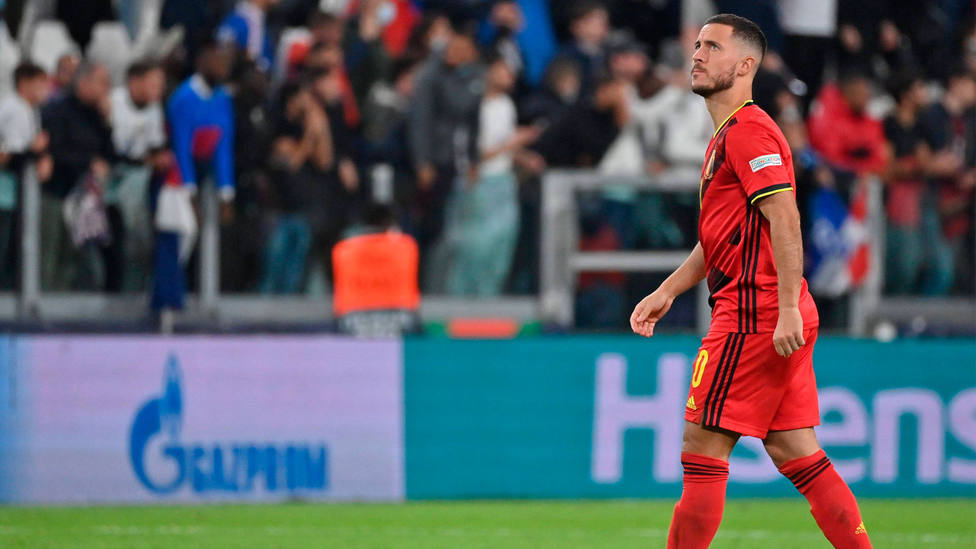 Eden Hazard se retira lesionado del Bélgica - Francia, de la UEFA Nations League. CORDONPRESS