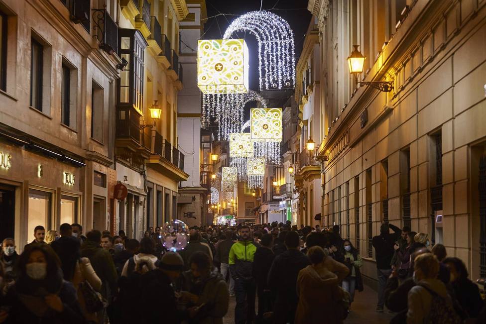 Encendido de luces de Navidad en Sevilla