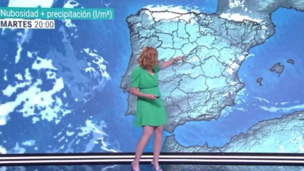 La meteoróloga de TVE sufre un contratiempo en pleno directo y su reacción se hace viral en redes: Yo lo vi