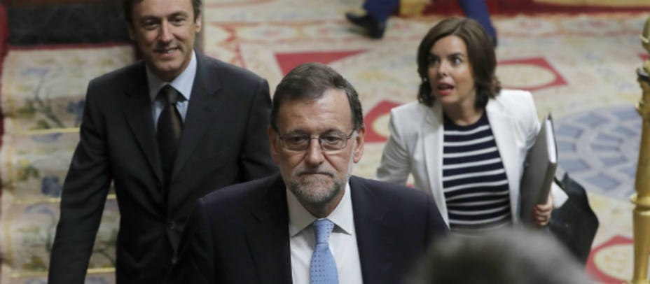 Mariano Rajoy en el Congreso de los Diputados. EFE