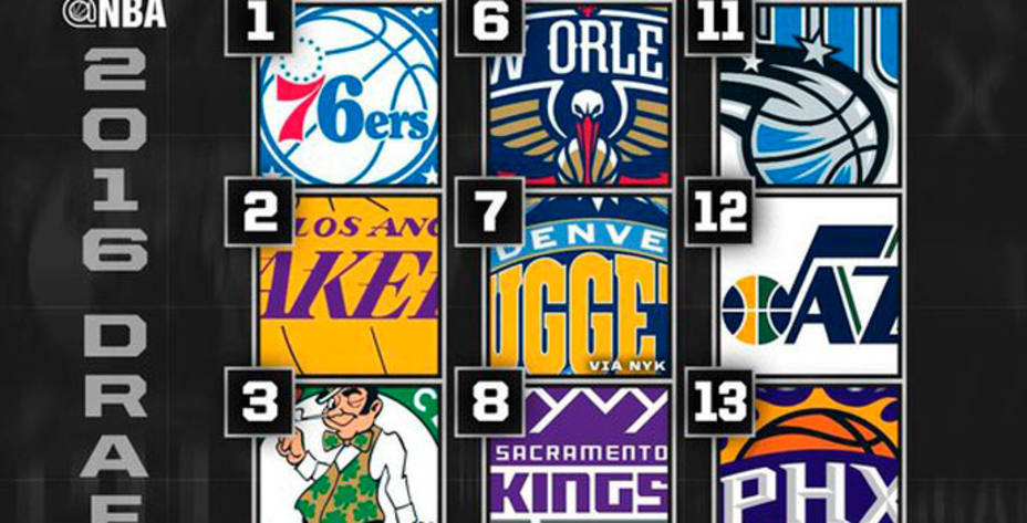 Los Sixers ganaron la lotería del Draft y elegirán al próximo número 1.@NBA