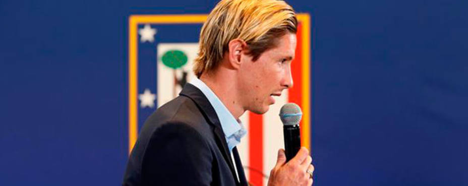 Fernando Torres, futbolista del Atlético de Madrid. EFE