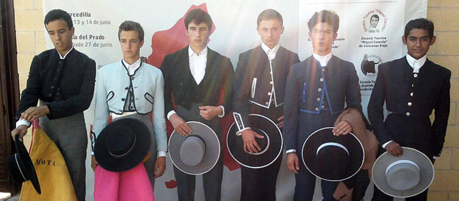 Imagen de los seis alumnos que han participado este sábado en la semifinal celebrada en Villa del Prado (Madrid)