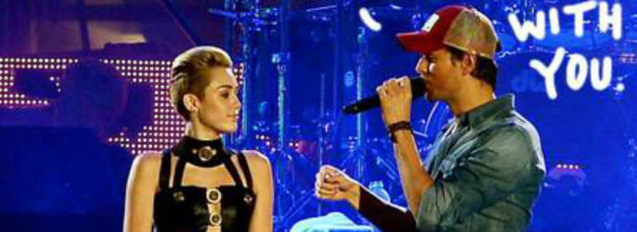 Miley y Enrique / EFE