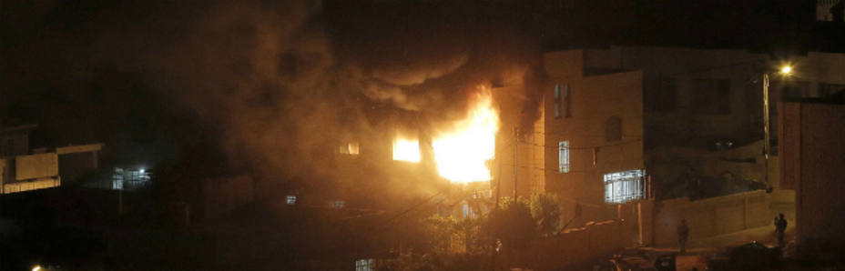 Imagen de un ataque producido en Hebrón (Reuters)