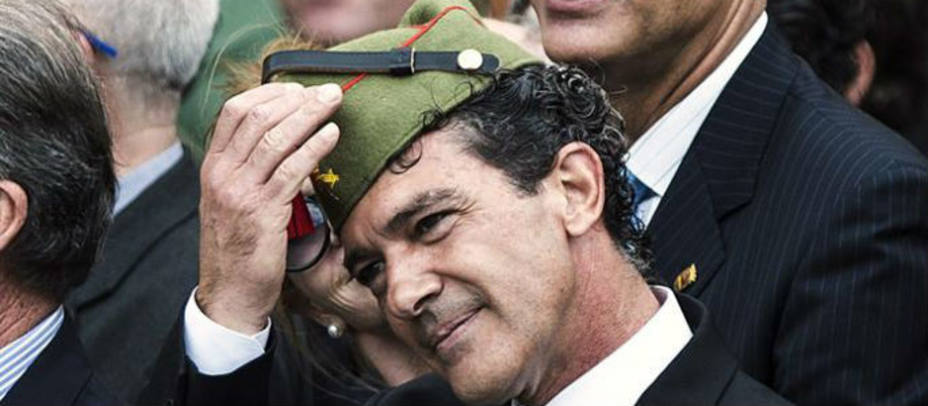 Antonio Banderas con el chapiri. EFE