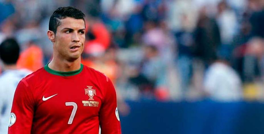Cristiano Ronaldo en su partido ante Israel (Reuters)