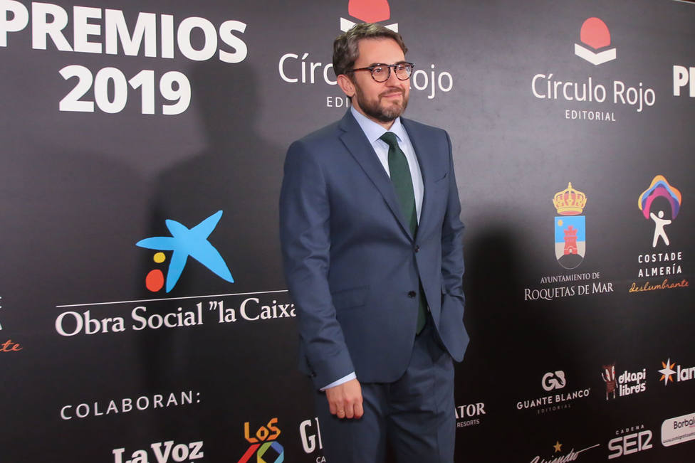 Maxim Huerta en la alfombra roja de la gala de los V Premios de la editorial Circulo Rojo