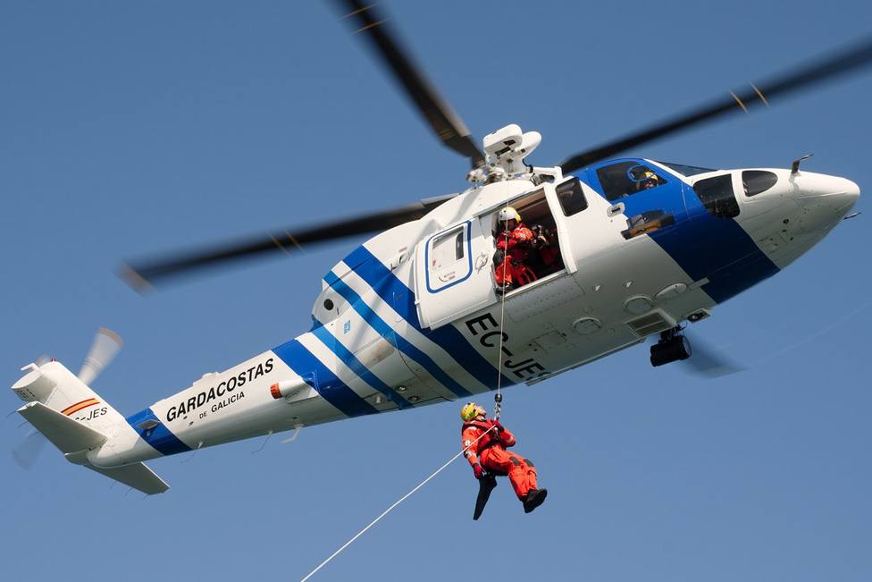 Foto de archivo del helicóptero Pesca II de la Xunta - FOTO: Gardacostas Galicia