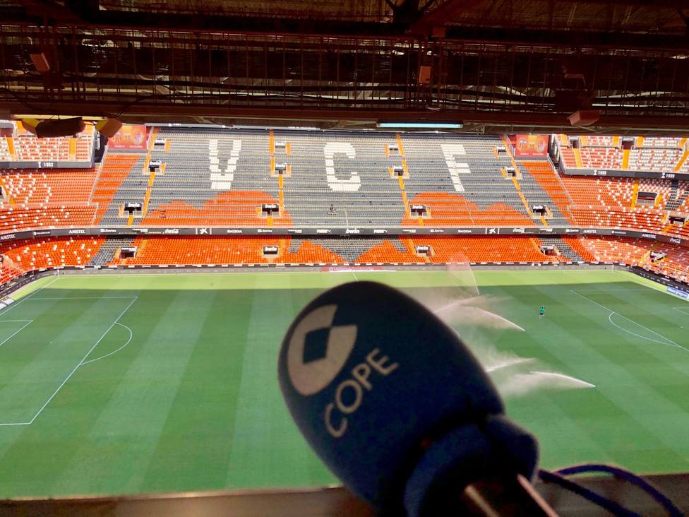 Estadio de Mestalla, campo del Valencia CF