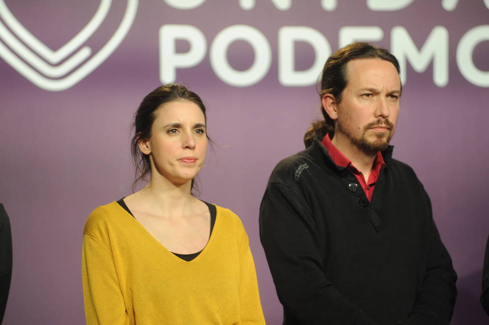 Pablo Iglesias e Irene Montero vuelven a subirse el sueldo con Podemos en números rojos