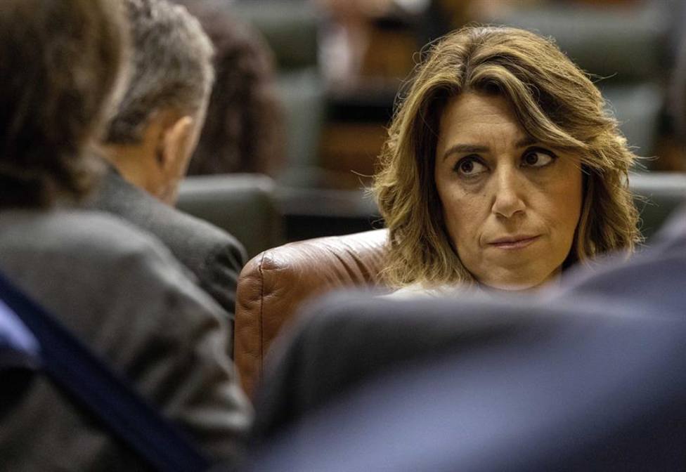 La secretaria general del PSOE-A Susana Díaz