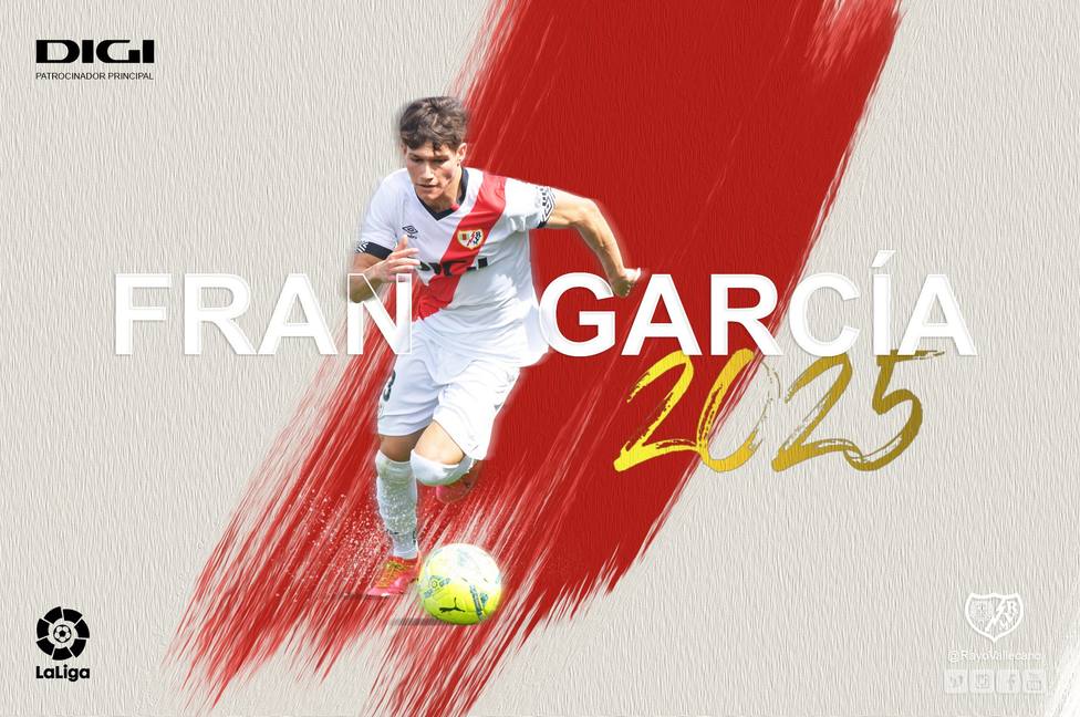 Presentación de Fran García, nuevo jugador del Rayo Vallecano.