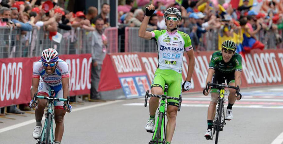 Victoria de Canola en el Giro de Italia. (www.gazzetta.it)