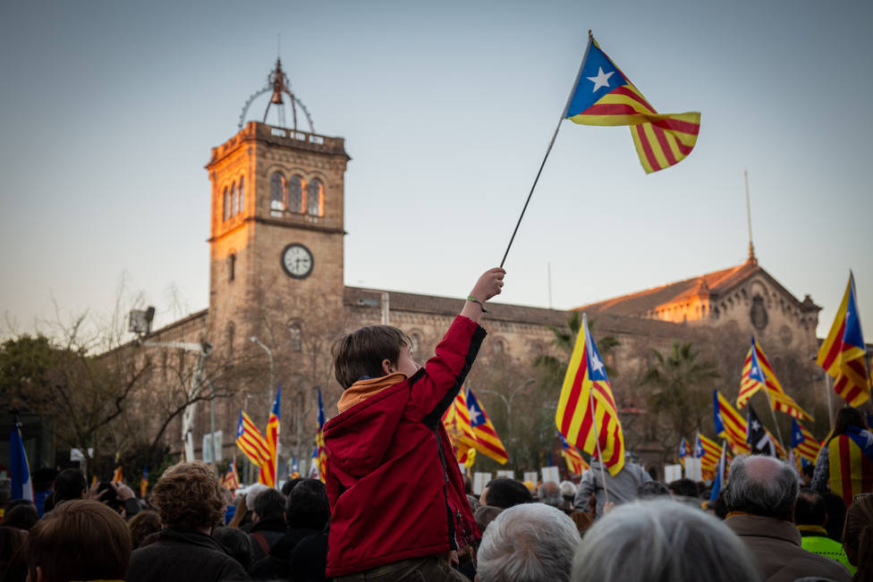 El soberanismo busca parar Cataluña este jueves con una huelga contra el juicio