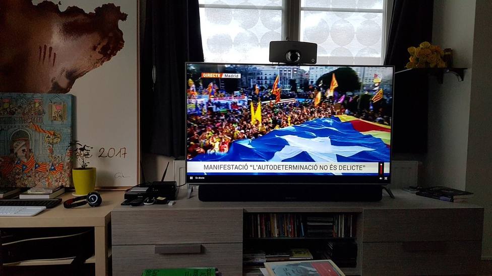 Puigdemont destaca el éxito de la manifestación en Madrid que debería mover mentalidades