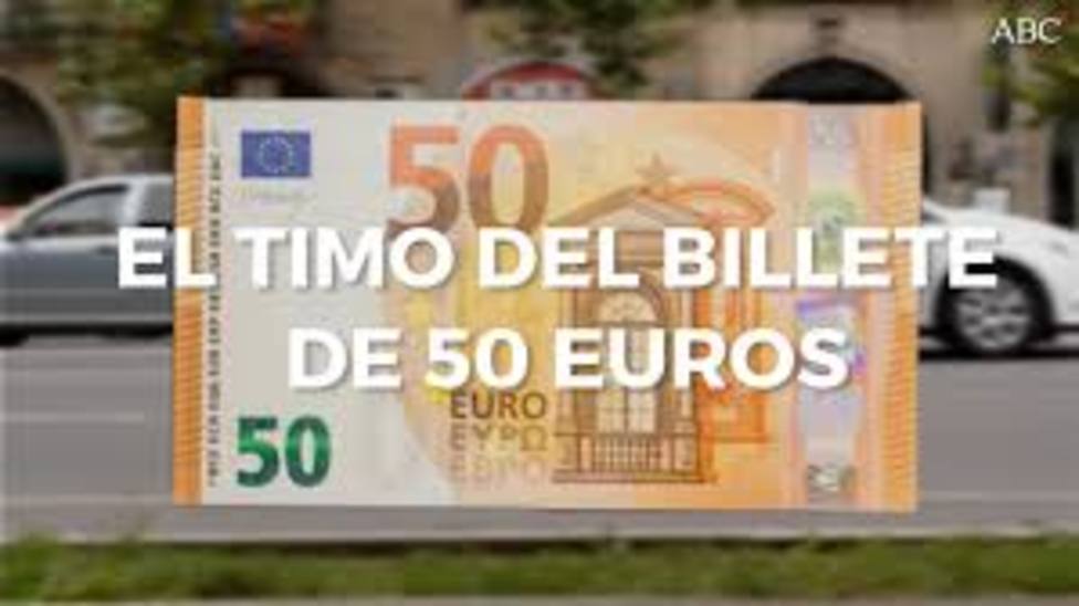 Billetes falsos de 50 euros