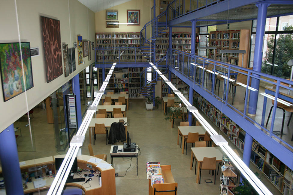 Interior de la Biblioteca Municipal