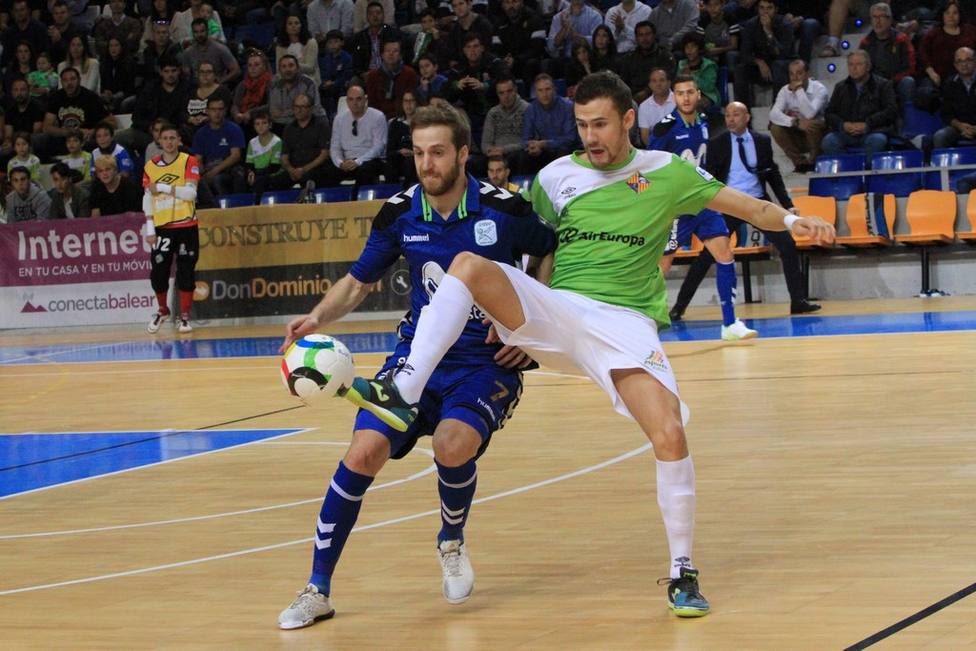 Felipe Paradynski, jugador del Palma Futsal, en un partido ante el Movistar Inter