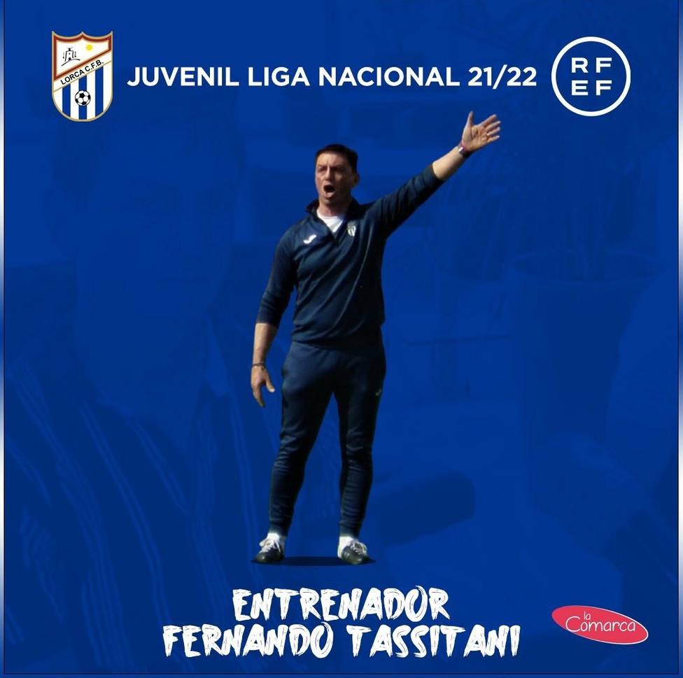Fernando Tassitani será el entrenador del Lorca CF Base Juvenil Nacional