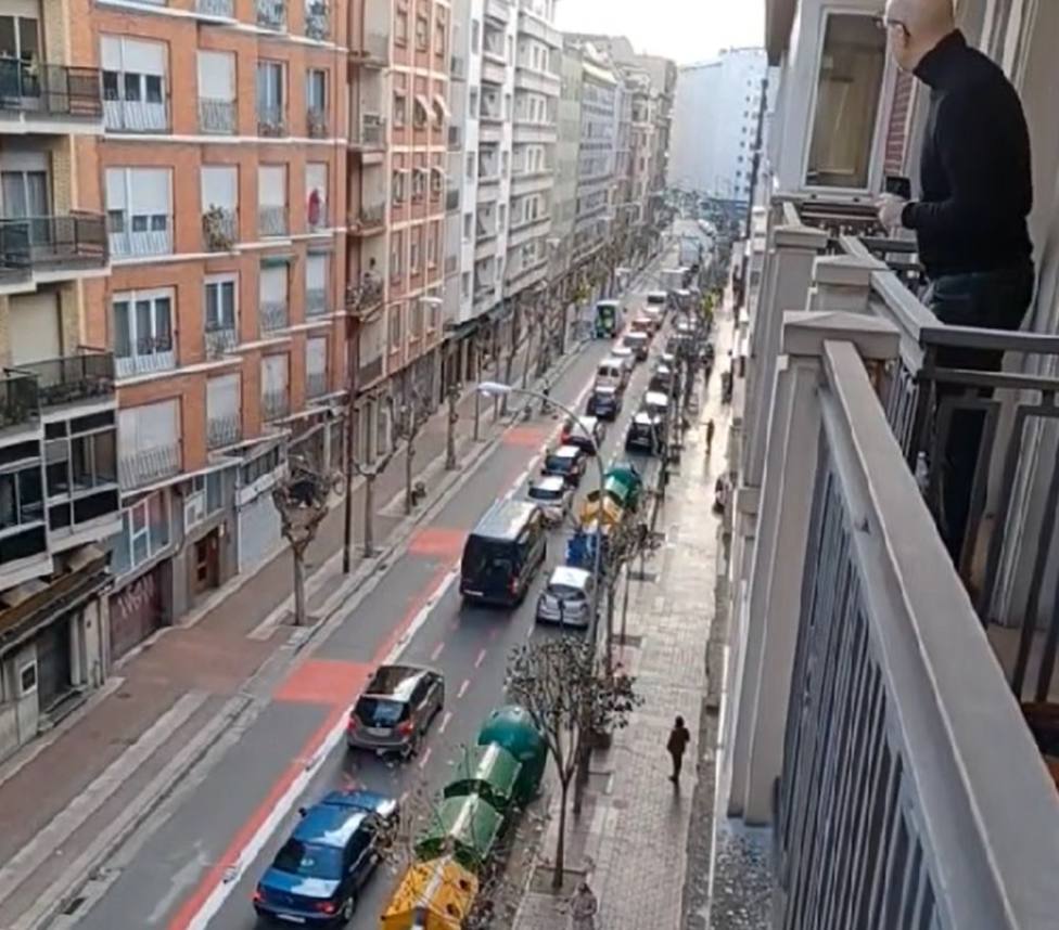 Sonora mañana: La obra del eje ciclista en la Avenida de Portugal irrita a conductores y vecinos