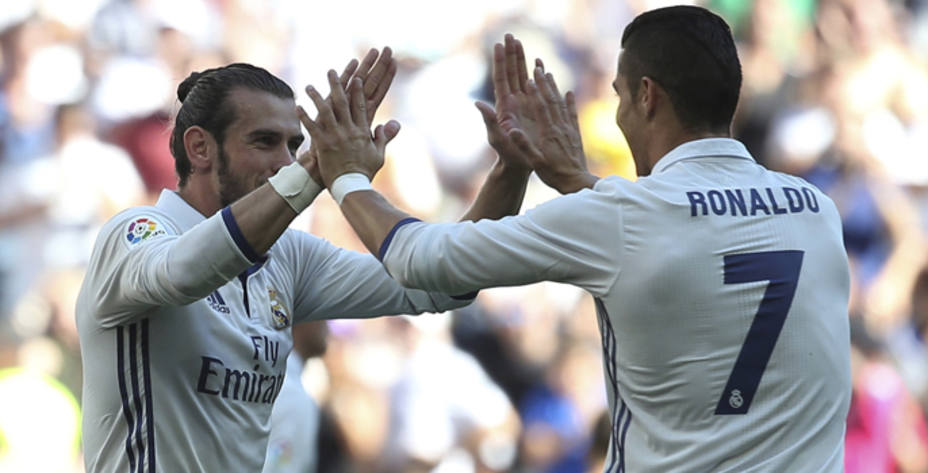 Cristiano Ronaldo y Bale, renovados. REUTERS