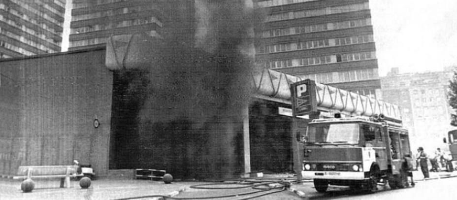Imagen del atentado de Hipercor en Barcelona en 1987. EFE