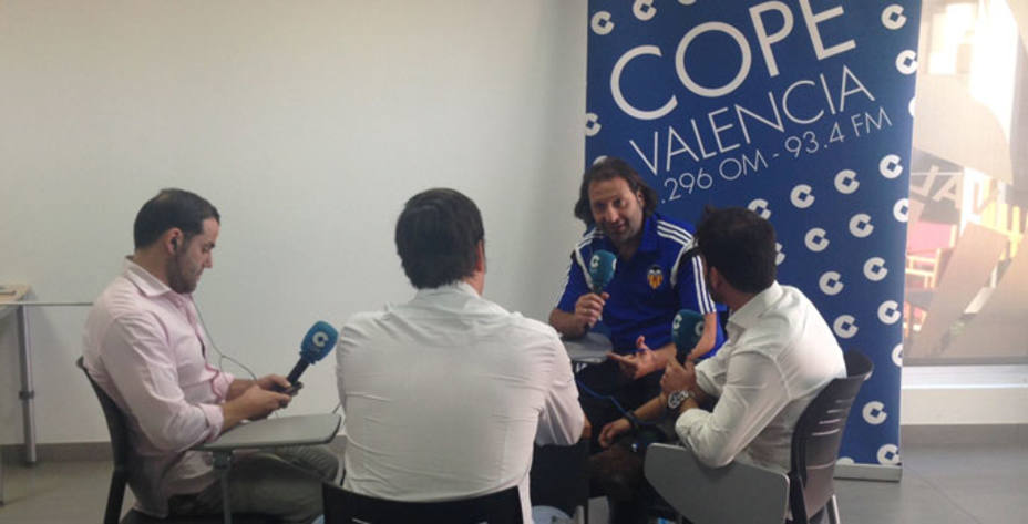 Rufete analizó la actualidad del Valencia con los compañeros de Deportes COPE Valencia.