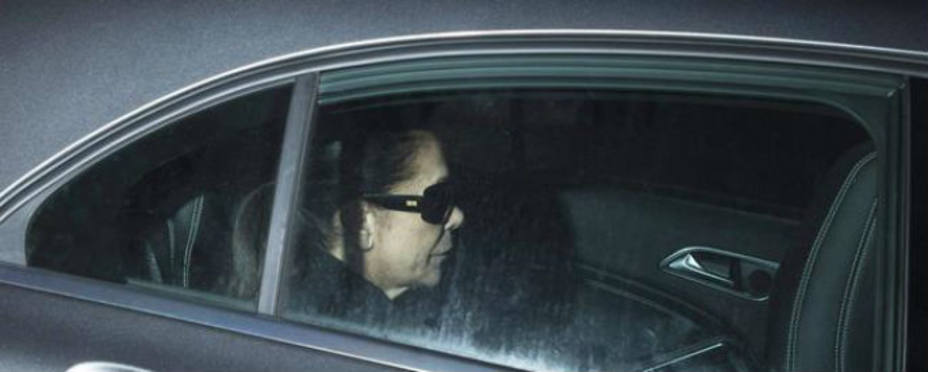 Isabel Pantoja ingresando en prisión. Foto EFE