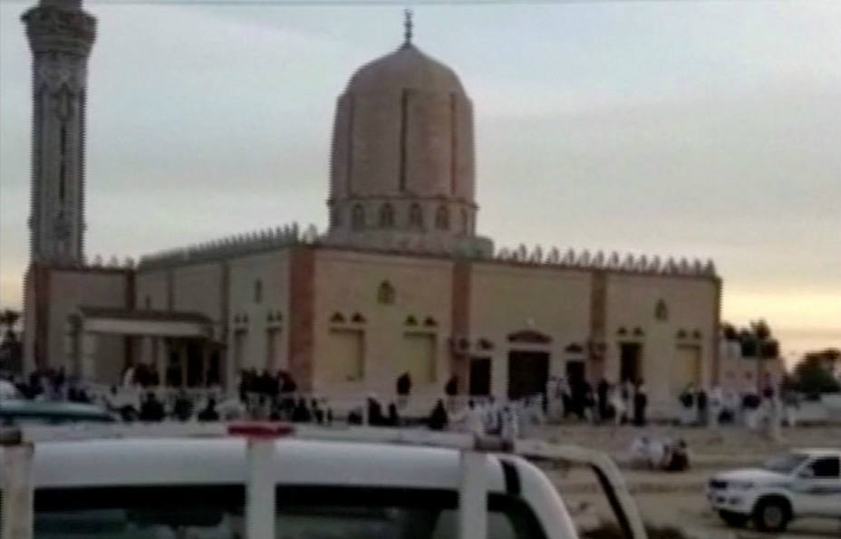 La mezquita del Sinaí donde se ha producido el atetntado. REUTERS