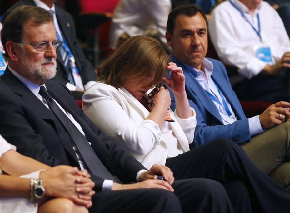 Las palabras de Rajoy que han emocionado a su esposa Viri