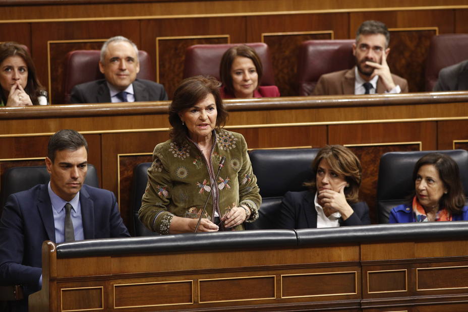 Calvo saca pecho de que el PP aprueba sus propuestas pese a que Montserrat vea a Sánchez como degeneración de Zapatero