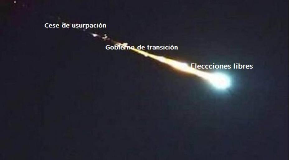 Un supuesto meteorito impacta en Venezuela y las redes bromean con un aviso extraterrestre a Maduro