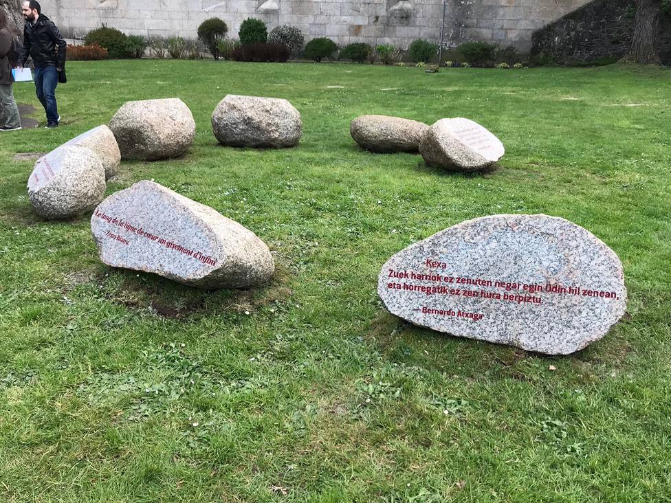 Nuevas piedras en el Jardín de Fonseca