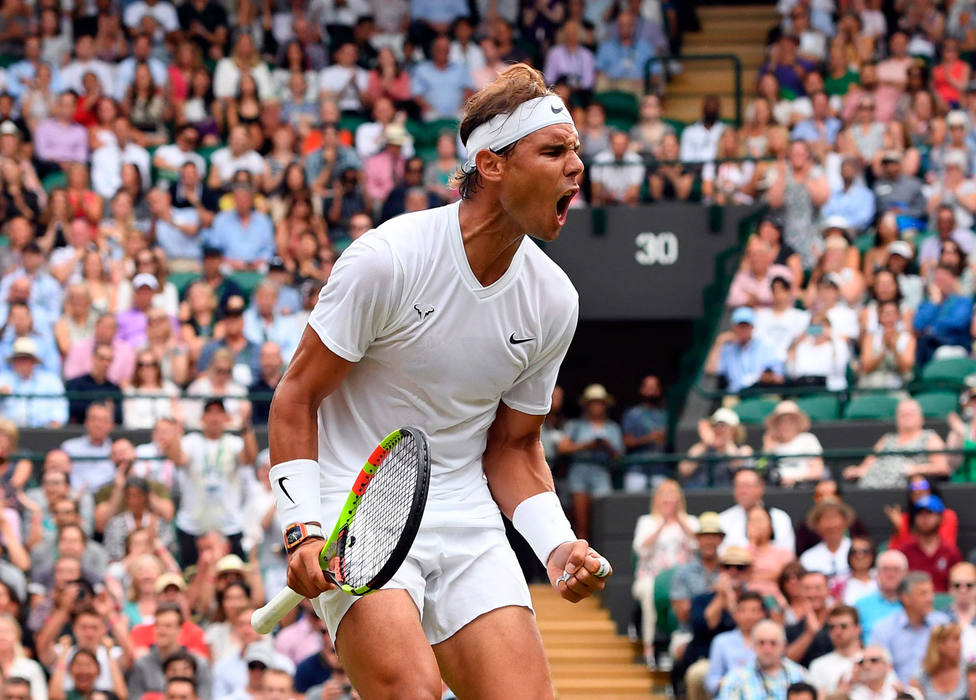 Nadal, en semifinales de Wimbledon (EFE)