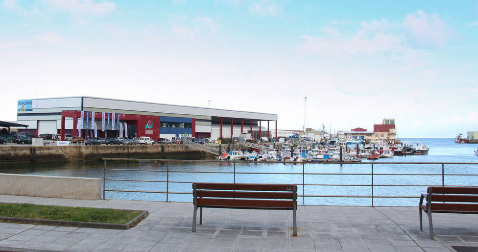 Sede del primer Congreso Nacional de Artes de Pesca, en el puerto de Burela