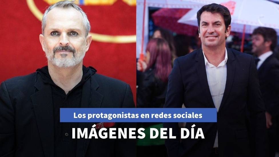 Imágenes del día: Miguel Bosé la lía en redes sociales y Arturo Valls sorprende con una reflexión