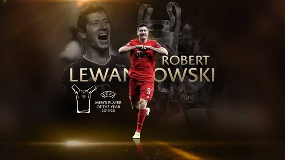 Lewandowski, elegido mejor jugador del año en la Champions