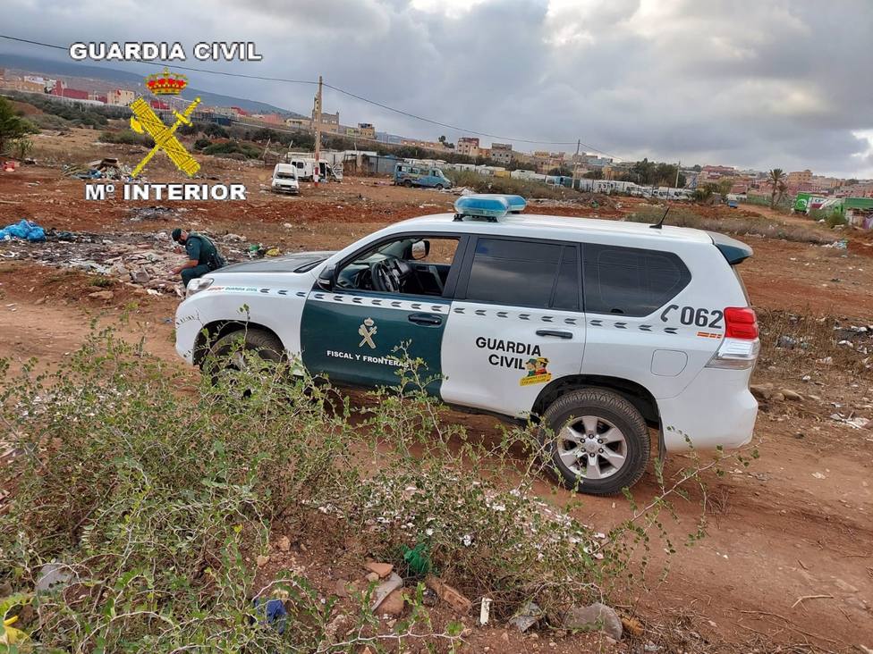 Detenidas siete personas en Melilla que recogían droga lanzada desde Marruecos