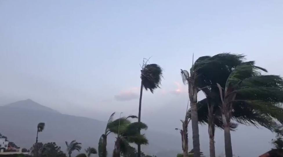 Alerta por vientos de 120 km por hora en Canarias