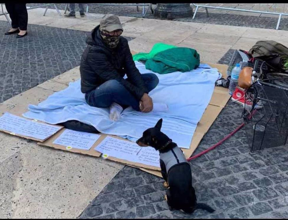 Daniel Cerdún, el hombre sin hogar que hizo huelga de hambre